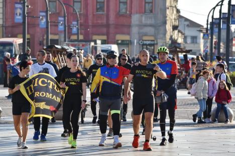 „Pentru camarazii mei răniți...”. Ștafeta veteranilor Invictus, din nou la Oradea (FOTO/VIDEO)