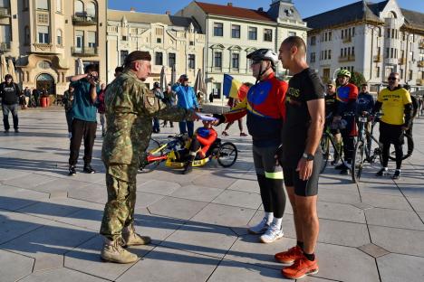 „Pentru camarazii mei răniți...”. Ștafeta veteranilor Invictus, din nou la Oradea (FOTO/VIDEO)