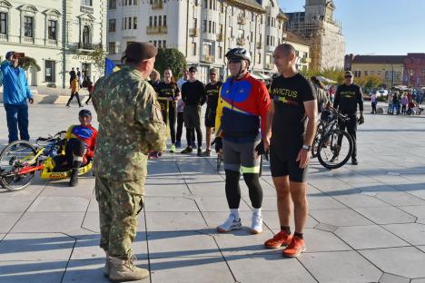 „Pentru camarazii mei răniți...”. Ștafeta veteranilor Invictus, din nou la Oradea (FOTO/VIDEO)