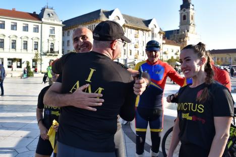 „Pentru camarazii mei răniți...”. Ștafeta veteranilor Invictus, din nou la Oradea (FOTO/VIDEO)