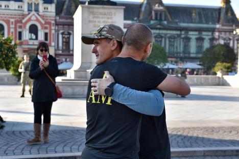 „Pentru camarazii mei răniți...”. Ștafeta veteranilor Invictus, din nou la Oradea (FOTO/VIDEO)