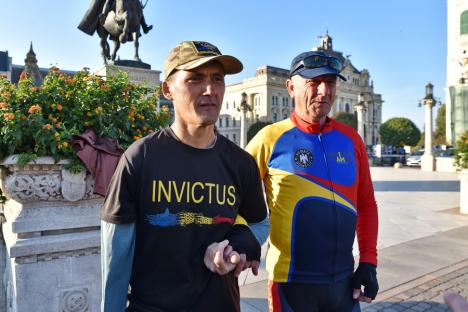 „Pentru camarazii mei răniți...”. Ștafeta veteranilor Invictus, din nou la Oradea (FOTO/VIDEO)