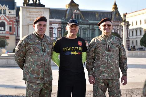 „Pentru camarazii mei răniți...”. Ștafeta veteranilor Invictus, din nou la Oradea (FOTO/VIDEO)