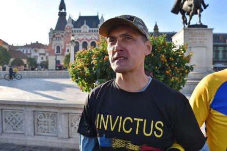 „Pentru camarazii mei răniți...”. Ștafeta veteranilor Invictus, din nou la Oradea (FOTO/VIDEO)