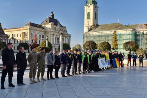 „Pentru camarazii mei răniți...”. Ștafeta veteranilor Invictus, din nou la Oradea (FOTO/VIDEO)