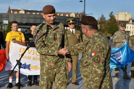 „Pentru camarazii mei răniți...”. Ștafeta veteranilor Invictus, din nou la Oradea (FOTO/VIDEO)