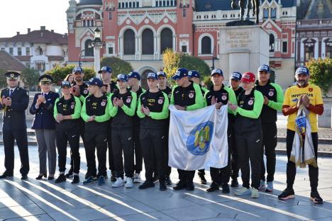 „Pentru camarazii mei răniți...”. Ștafeta veteranilor Invictus, din nou la Oradea (FOTO/VIDEO)