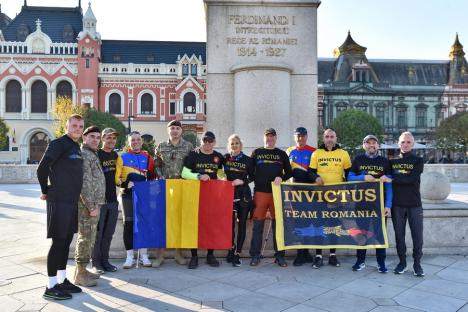 „Pentru camarazii mei răniți...”. Ștafeta veteranilor Invictus, din nou la Oradea (FOTO/VIDEO)