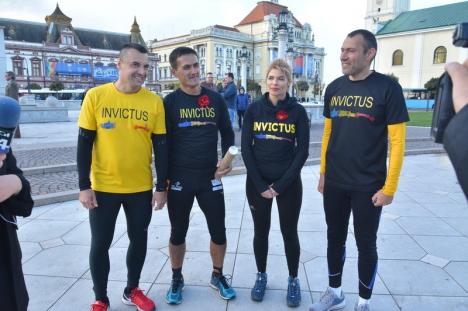 Ştafeta Veteranilor a ajuns în Oradea. Ultramaratonistul Levente Polgar aleargă pentru cauza Invictus (FOTO)