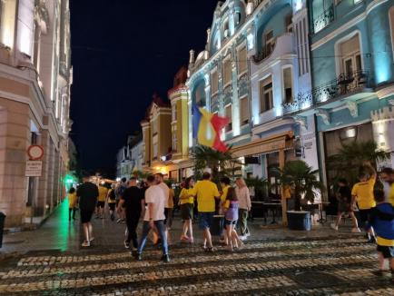 „Generația de suflet” a calificat România în optimi la Euro 2024. Orădenii au sărbătorit în stradă (FOTO/VIDEO)