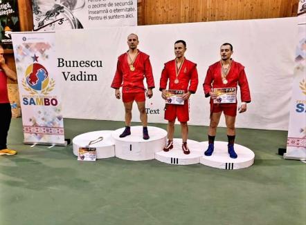 Un militar din Bihor a luat aurul la Cupa României la sambo (FOTO)