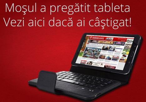 Moşul a pregătit tableta. Cine este utilizatorul de pe eBihoreanul.ro care va primi un Samsung Galaxy Tab 4?