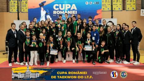Sportivii de la CS Wolf Oradea au avut 67 de clasări pe podium la întrecerile Cupei României de Taekwon-do ITF (FOTO)