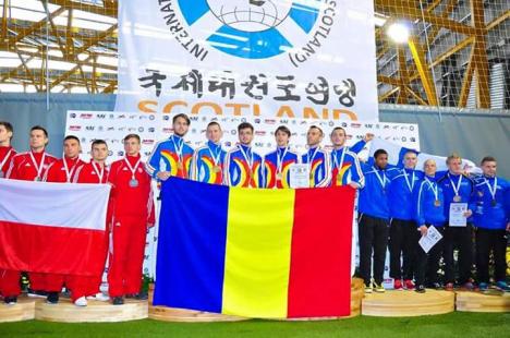 Trei orădeni au contribuit la clasarea României pe locul V la Campionatul European de Taekwon-do ITF din Scoţia