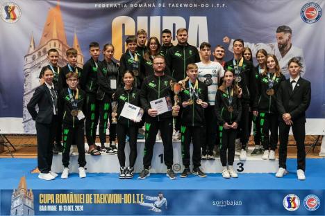 Taekwondo: 43 de medalii pentru CS Wolf Oradea la Cupa României de la Baia Mare