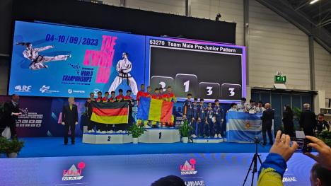 Opt sportivi de la Clubul Wolf Oradea au contribuit la performanța istorică a României de la Mondialul de Taekwon-do ITF (FOTO/VIDEO)
