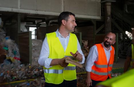 Bihorul, lăudat de ministrul Mediului pentru modul în care gestionează deşeurile: „Poate fi un exemplu şi pentru Capitală” (FOTO / VIDEO)