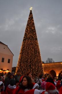 Cetatea luminiţelor: Moşuleţii au deschis prima ediţie a Târgului de Crăciun din Oradea (FOTO / VIDEO)