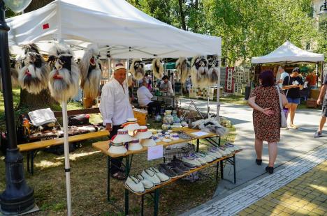 O nouă ediție a Târgului Meșterilor Populari. Ce au adus artizanii în Parcul Muzeului Țării Crișurilor din Oradea (FOTO)