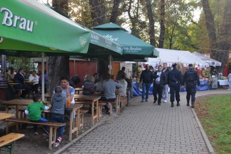 Weekend cu palincă, mititei şi muzică populară în Parcul Bălcescu (FOTO/VIDEO)