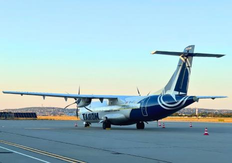 Avion pe dreapta: O aeronavă Tarom avariată de furtună a rămas „uitată” pe Aeroportul Oradea 