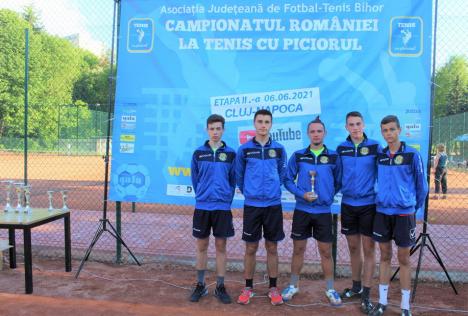 Salontanii de la Tengo, pe podium, după etapa a II-a a Campionatului de tenis cu piciorul (FOTO)