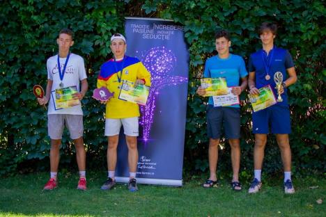 Doi bucureșteni s-au impus la Naționalele Individuale de vară la tenis de la Oradea (FOTO)