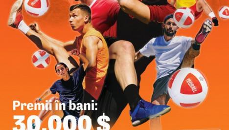 European Teqball Tour, la Târgu-Mureș: Premii de 30.000 dolari oferite de sportul cu cea mai explozivă dezvoltare internațională