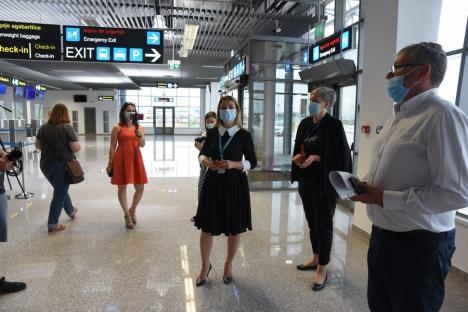 Finalizat cu o întârziere de 2 ani, noul terminal al Aeroportului Oradea a fost prezentat oficial cu o zi înaintea primei curse. Despre zboruri externe, încă nimic (FOTO)