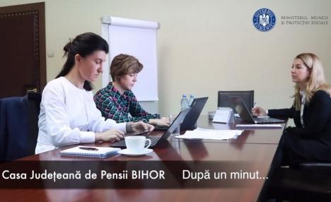 Test picat: Ministrul Muncii a sunat la Casele de Pensii din ţară, dar i s-a răspuns doar în 12 judeţe. În Bihor, n-a ridicat nimeni (VIDEO)