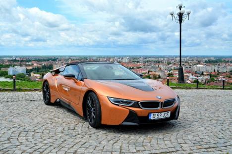 Test drive de excepţie la Oradea: BMW i8 Roadster, „diavolul” hybrid (FOTO)