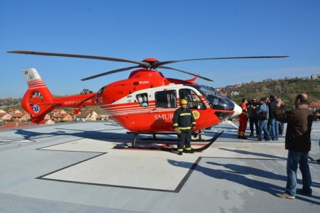 Testat cu elicopterul: Heliportul de la Spitalul Judeţean este funcţional începând de marţi! (FOTO / VIDEO)