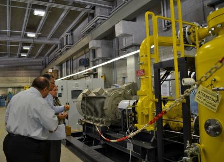 CET-ul pe gaz. Specialiştii Elsaco şi STC au testat direct în fabrică turbina şi compresoarele (FOTO)