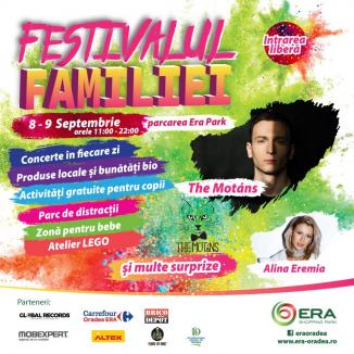 Festivalul Familiei: The Motans şi Alina Eremia vin la ERA Park Oradea!