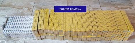 Rezultatele celor 32 de percheziţii din Bihor: Ţigări de contrabandă în valoare de 60.000 de lei au fost confiscate (FOTO)