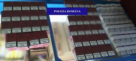 Ţigări de contrabandă descoperite într-un magazin din Aleşd. Ce a păţit proprietarul