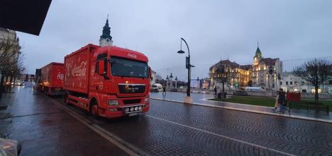 Control al pompierilor la camioanele Coca-Cola parcate în Oradea. Ce probleme au descoperit (FOTO)