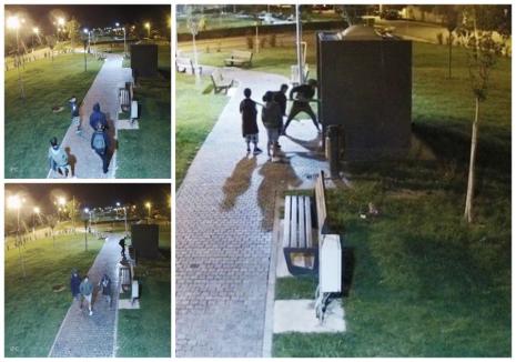Imagini revoltătoare: Primăria Oradea face publică filmarea cu vandalizarea unei toalete din Parcul Barcăului. Îi recunoașteți pe făptași? (FOTO/VIDEO)