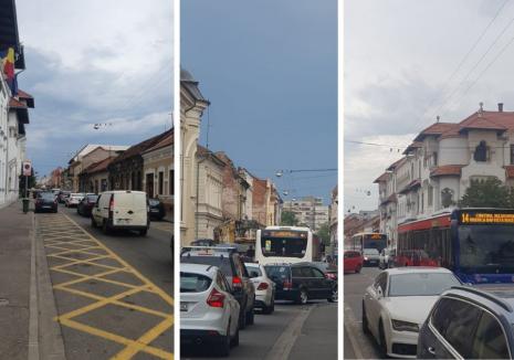 Ne enervează: De ce se nasc cozi pe strada Iuliu Maniu din Oradea? (FOTO)