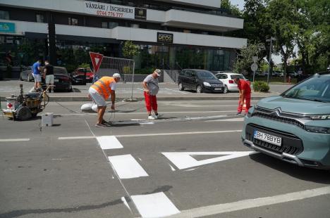 Schimbări majore în traficul din Oradea: Bulevardul Decebal și strada Tudor Vladimirescu, „tăiate” în două de șantierul pasajului subteran (FOTO/VIDEO)