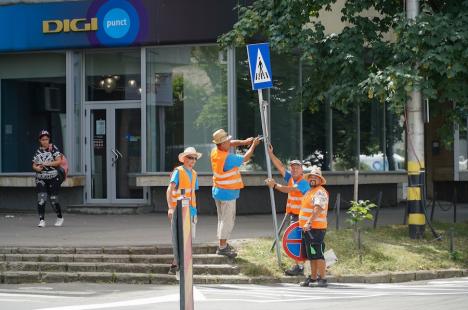 Schimbări majore în traficul din Oradea: Bulevardul Decebal și strada Tudor Vladimirescu, „tăiate” în două de șantierul pasajului subteran (FOTO/VIDEO)