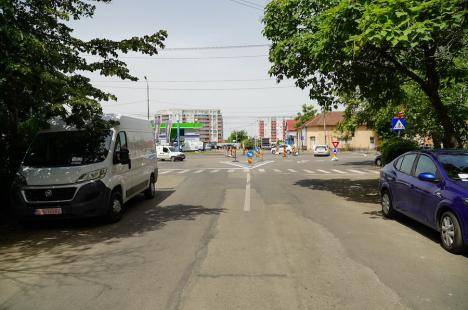 Schimbări majore în traficul din Oradea: Bulevardul Decebal și strada Tudor Vladimirescu, „tăiate” în două de șantierul pasajului subteran (FOTO/VIDEO)