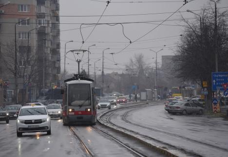 Staţionări tramvaie în 4 Ianuarie 2021