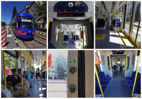 Primele patru tramvaie produse de Astra au început să circule în Oradea. Vezi cum arată și ce zic călătorii! (FOTO / VIDEO)