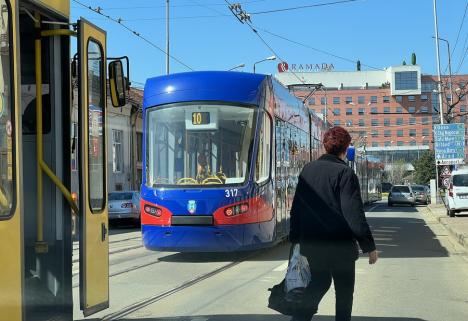 OTL: Staţionări tramvaie în 15 august 2022