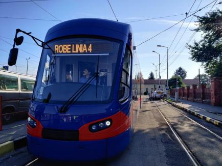 A ajuns al optsprezecelea tramvai Imperio la Oradea (FOTO)