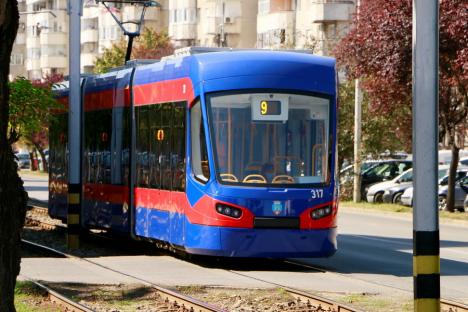 Circulaţia tramvaielor în 16 noiembrie 2022