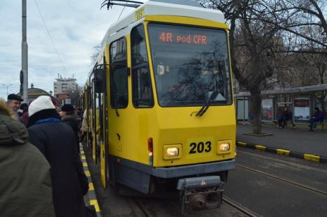 OTL: Staționări tramvaie în 22 ianuarie