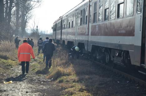 Un bărbat a murit după ce a fost lovit de trenul Cluj - Oradea