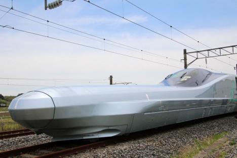 Japonezii testează trenul 'OZN', capabil să atingă 400 km/h! (FOTO/VIDEO)